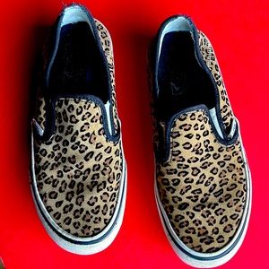 Vans Slip-On SF Leopard Skate Shoes